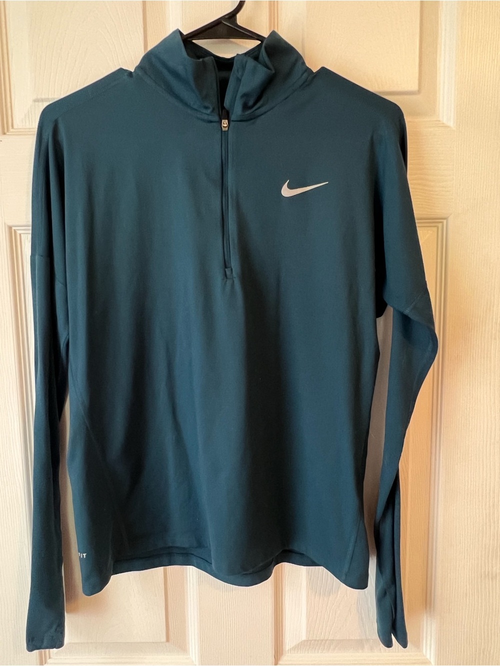 Nike Women’s Teal Quarter-Zip Performance Pullover